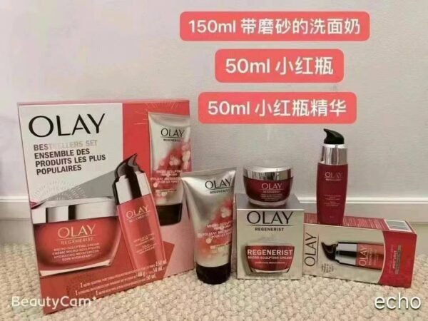 大红瓶套装OLAY 玉兰油 面霜50ml+精华50ml+洁面150ml - 图片 5