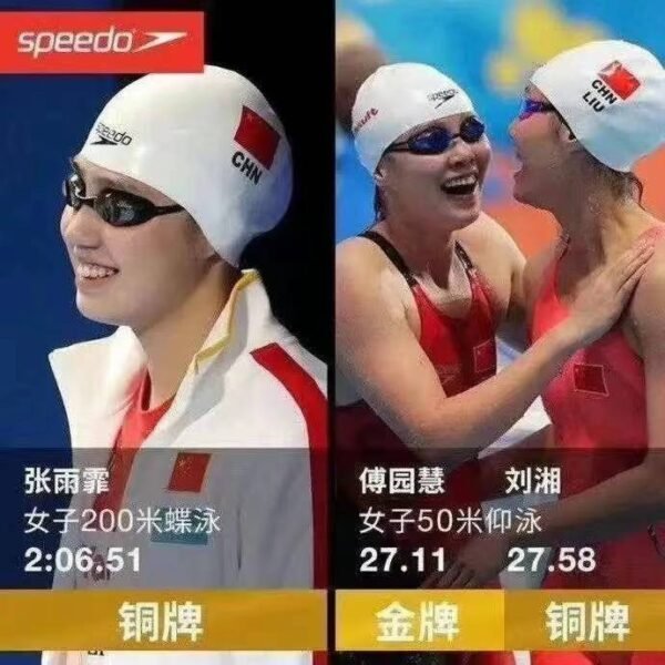 青少年Speedo速比涛游泳镜防紫外线防雾护目镜3件装 - 图片 4