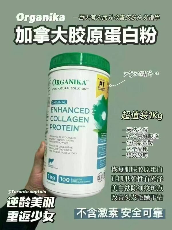 Organika全效型小子分水解胶原蛋白粉1KG - 图片 3