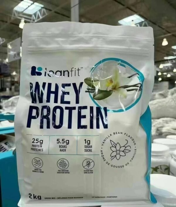 Leanfit Whey Protein乳清蛋白粉，天然香草／巧克力口味。每袋4斤 - 图片 3