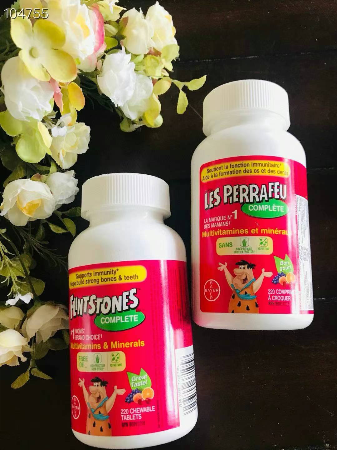 ☘️Bayer FlintStones儿童多种维生素咀嚼片220粒☘️