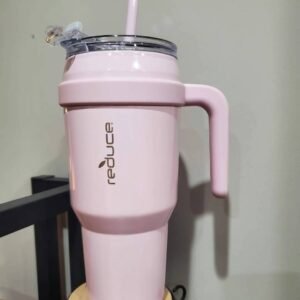 加拿大Reduce大容量保温杯,吸管杯,车载水杯带刻度带手柄1.18L