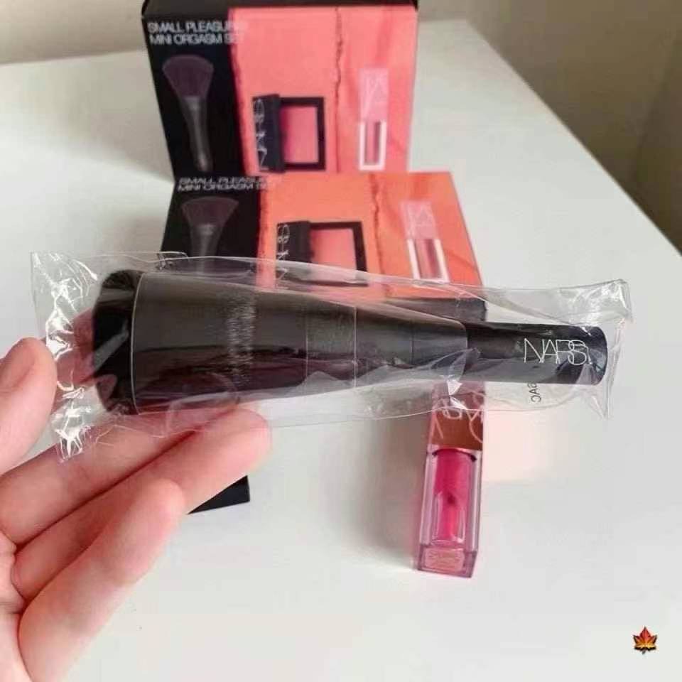 NARS Orgasm套组超划算全部正装Orgasm, 高潮腮红2.5g+润唇膏3g+腮红刷 - 图片 6